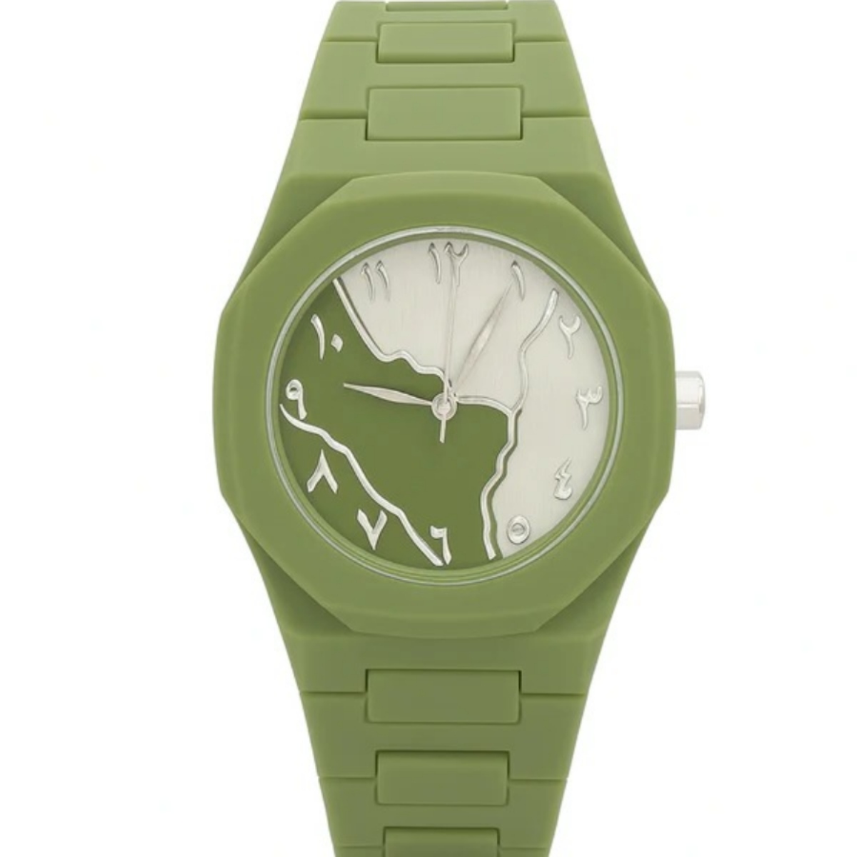 Arabic Dial Premium Marble Finish Ladies Watch with Butterfly Lock 12753